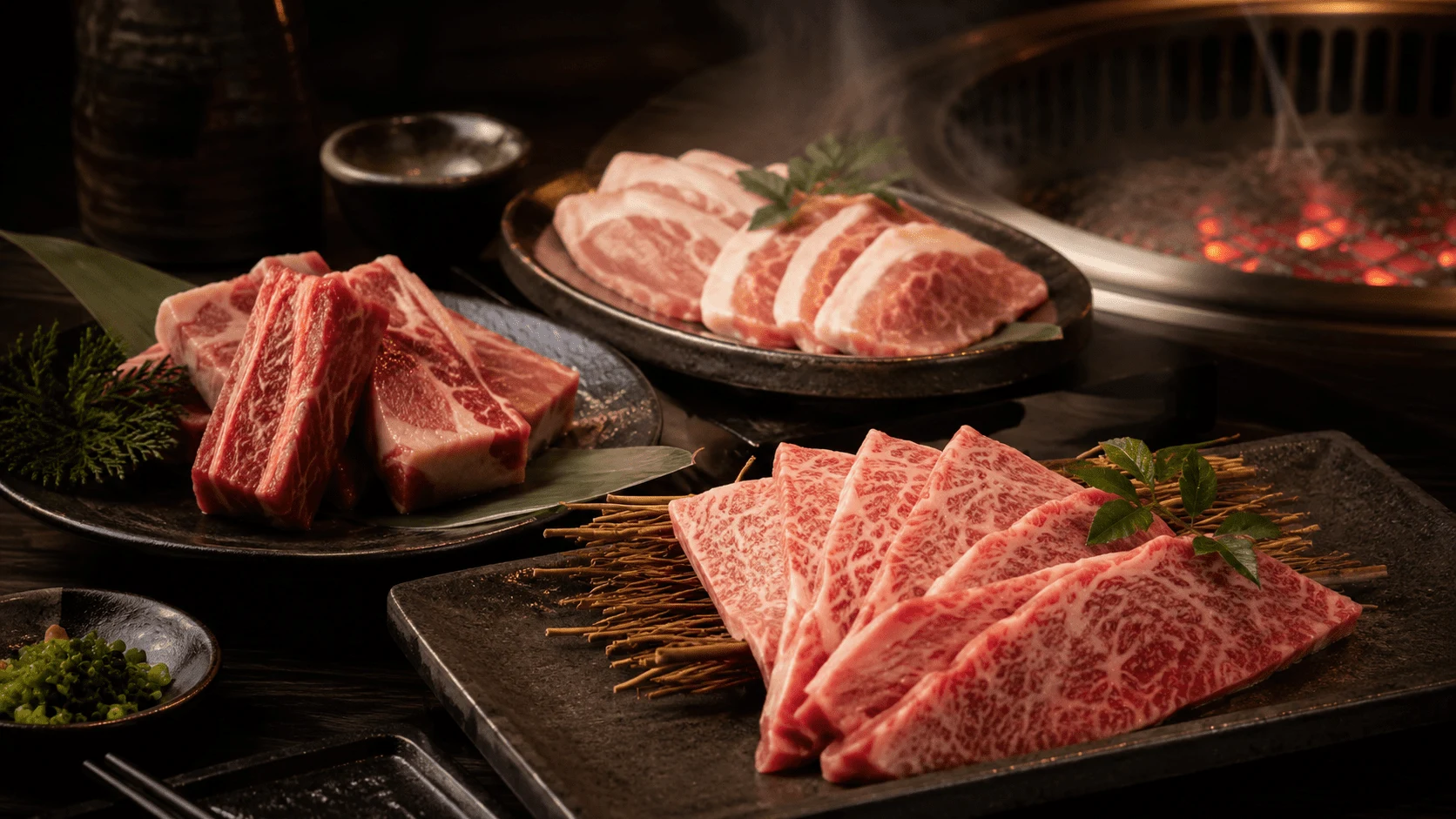 無上燒肉主推的和牛、厚切肉品與高級海鮮